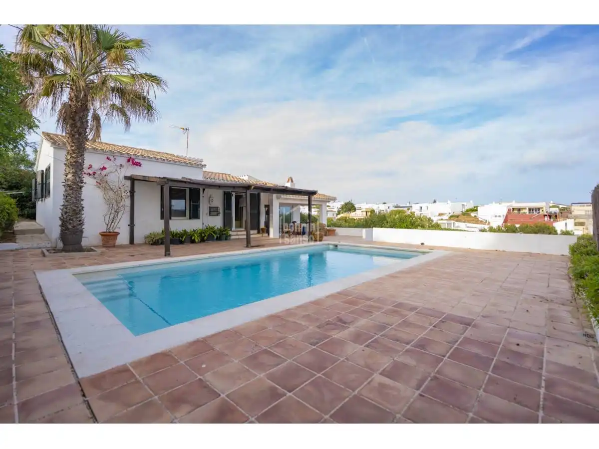 Swimming pool of Houses for sale in Maó - Mahón  with Private garden, Terrace and Swimming Pool
