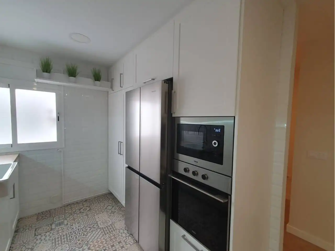 Cocina de Piso de alquiler en Badajoz con Aire acondicionado, Calefacción y Parquet