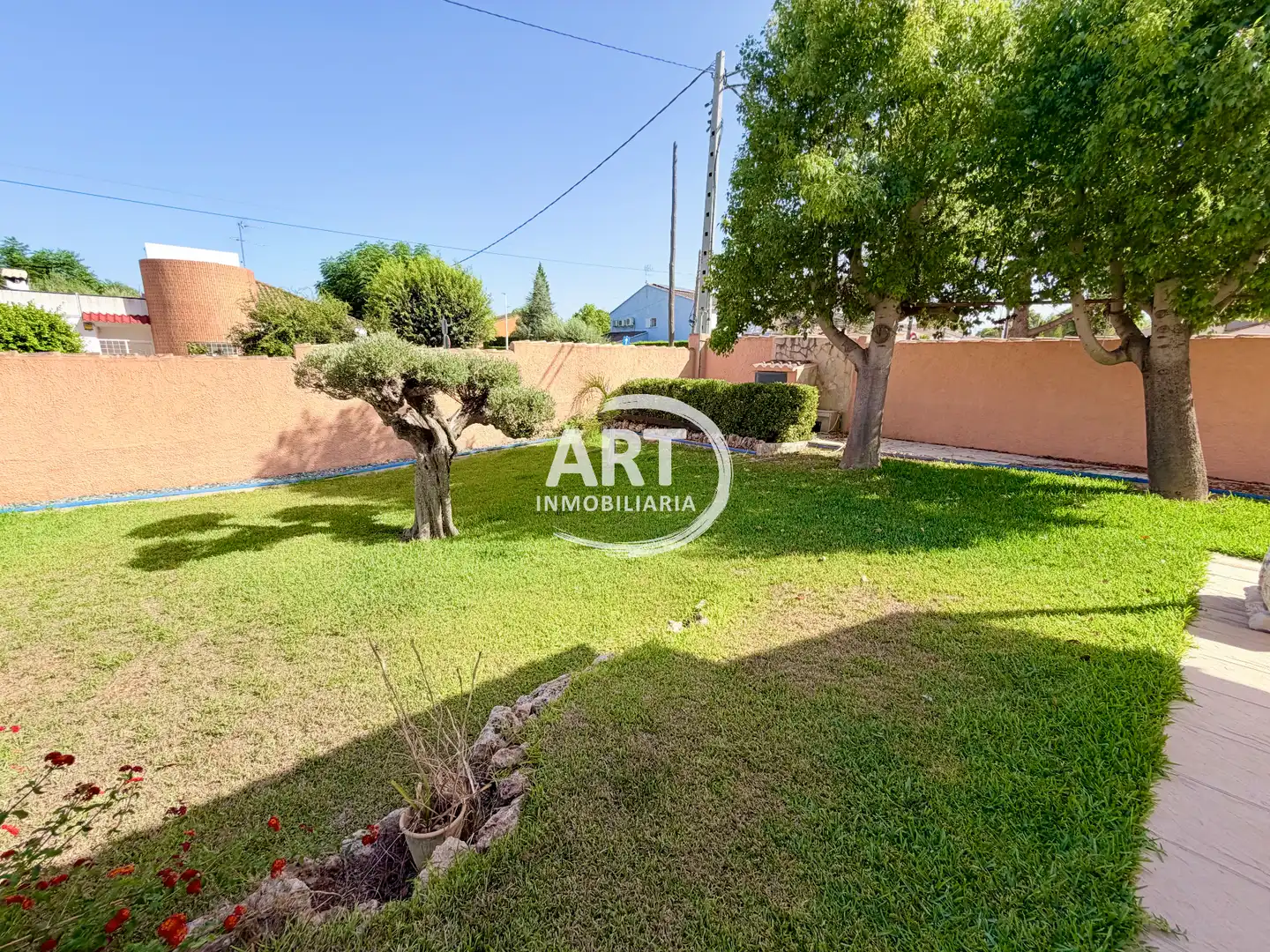 Garden of Houses for sale in Riba-roja de Túria  with Air Conditioner, Heating and Private garden
