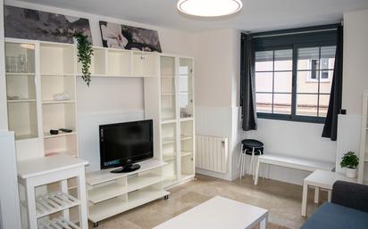 Living room of Flat to rent in  Madrid Capital  with Air Conditioner, Heating and Storage room