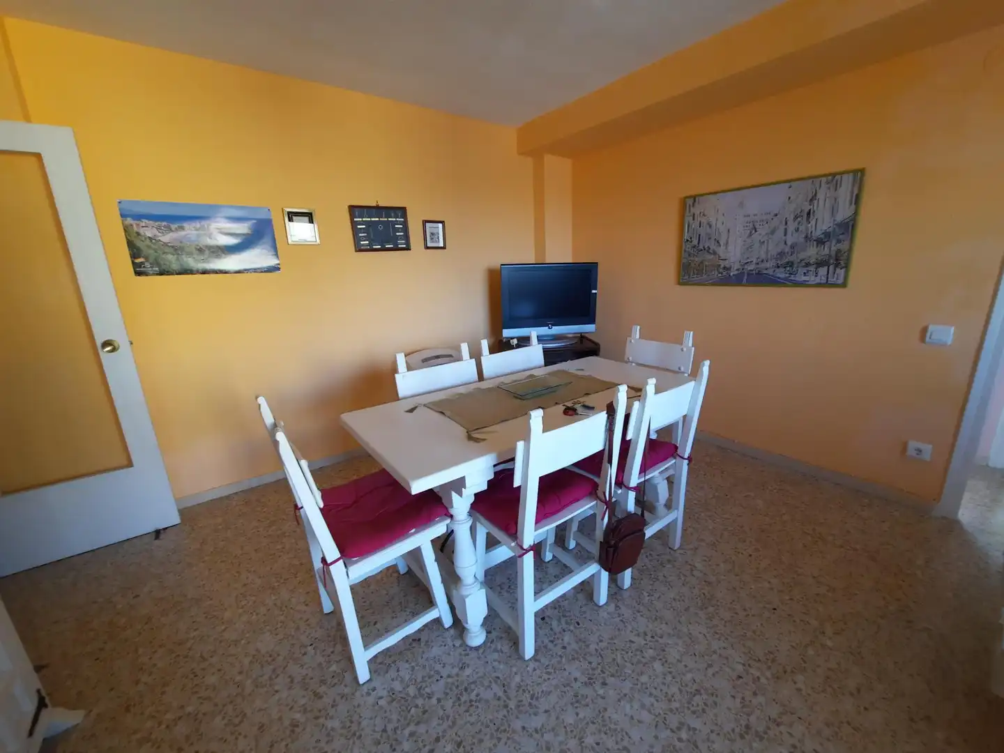 Esszimmer von Wohnung zum Verkauf in Oropesa del Mar / Orpesa mit Terrasse, Möbliert und Ofen
