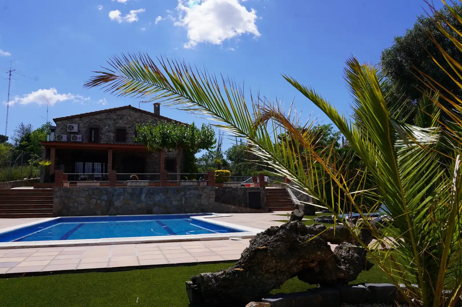 Schwimmbecken von Country house zum Verkauf in Granollers mit Klimaanlage, Privatgarten und Terrasse