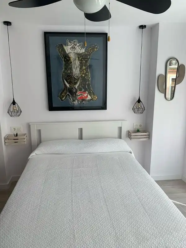 Bedroom of Flat for rent in Granada  with Air Conditioner, Parquet flooring and Furnished