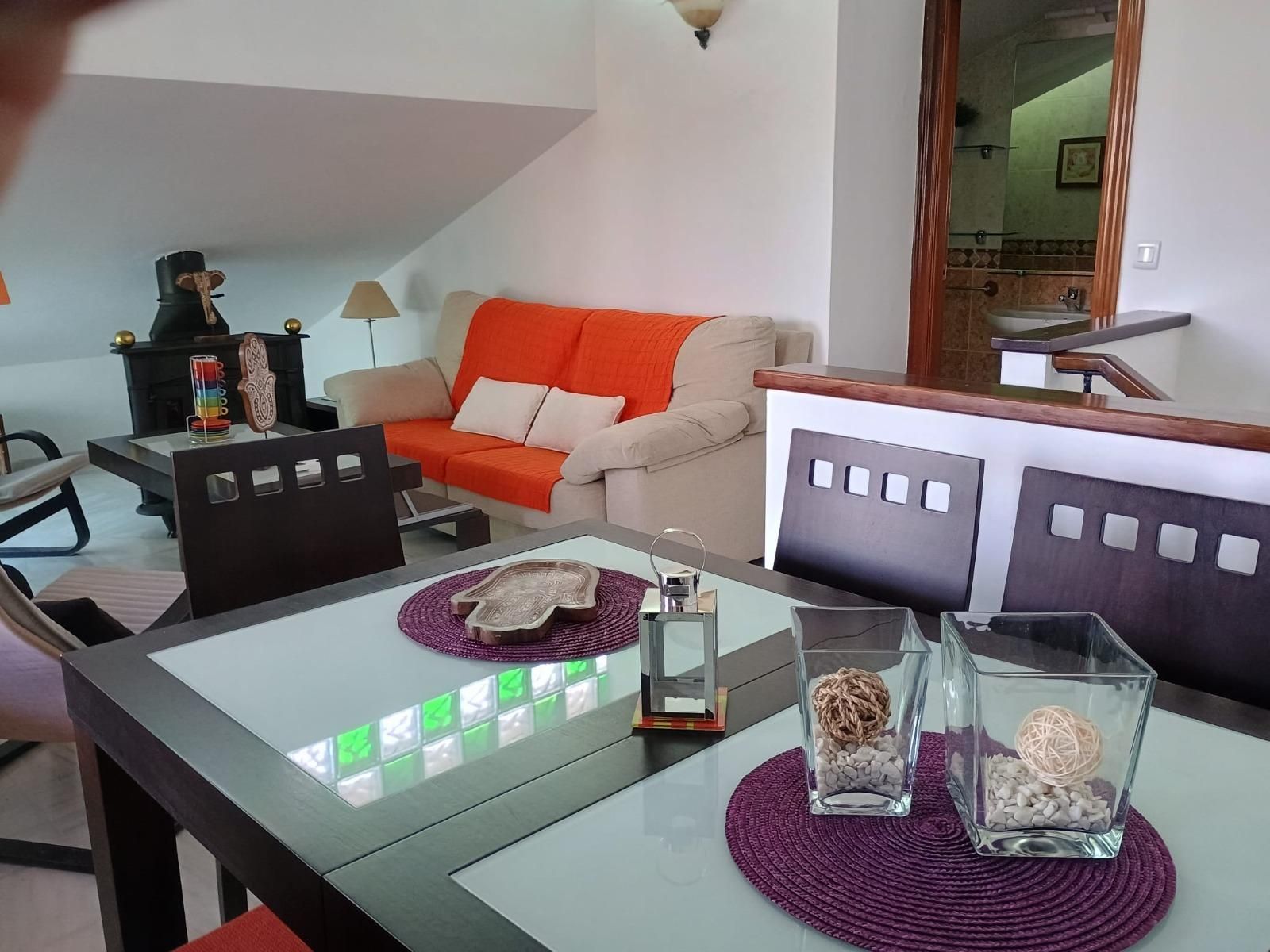 Living room of Attic to rent in La Zubia  with Heating, Terrace and Furnished