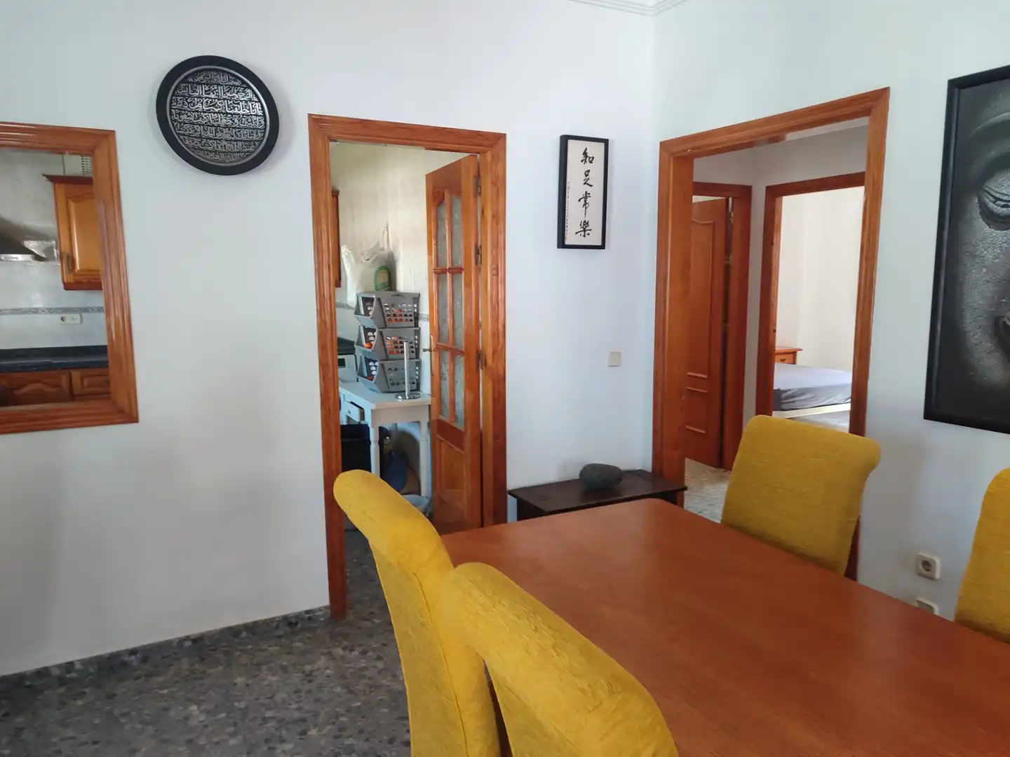 Menjador de Casa o xalet de lloguer en Utrera amb Aire condicionat, Jardí privat i Terrassa
