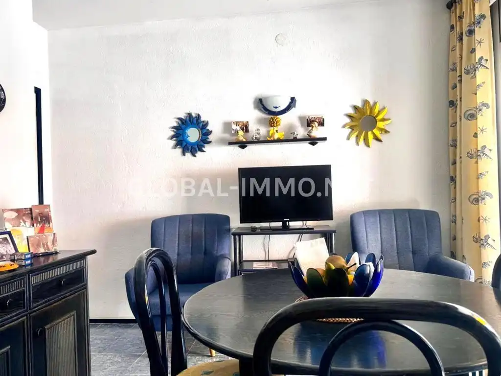 Sala d'estar de Apartament en venda en Roses amb Aire condicionat, Calefacció i Terrassa