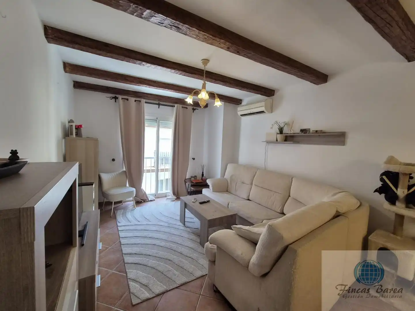 Living room of Flat for sale in Mijas  with Air Conditioner and Balcony