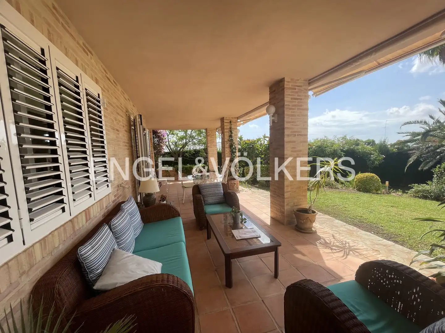 Terraza de Casa o chalet de alquiler en Puçol con Aire acondicionado, Calefacción y Jardín privado