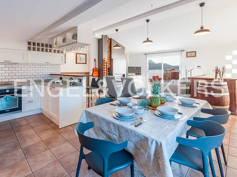 Kitchen of Attic for sale in Beniarjó  with Heating