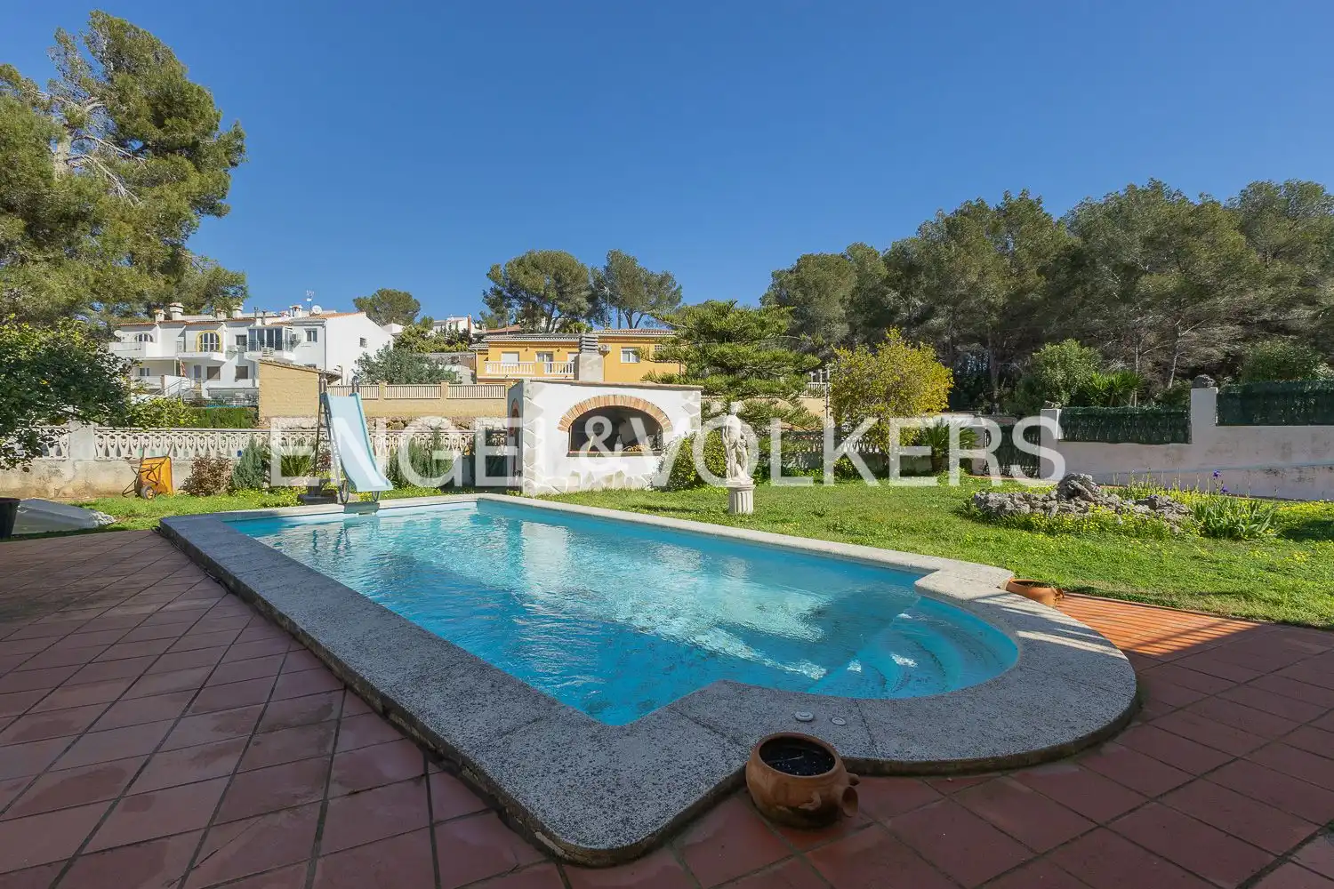 Piscina de Casa o chalet en venta en La Font d'en Carròs con Aire acondicionado, Calefacción y Jardín privado