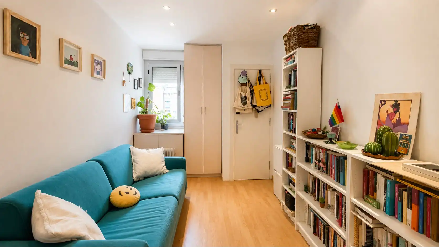 Sala de estar de Ático en venta en Barcelona con Terraza y Trastero