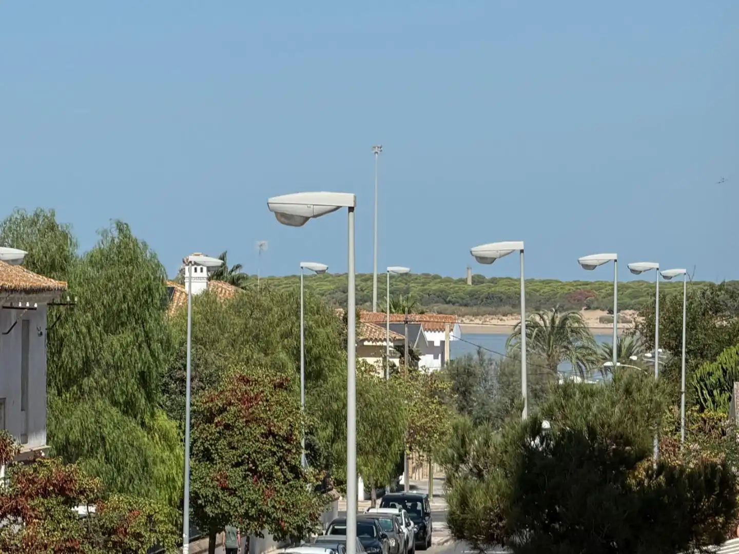 Außenansicht von Wohnung zum Verkauf in Sanlúcar de Barrameda mit Klimaanlage, Terrasse und Balkon