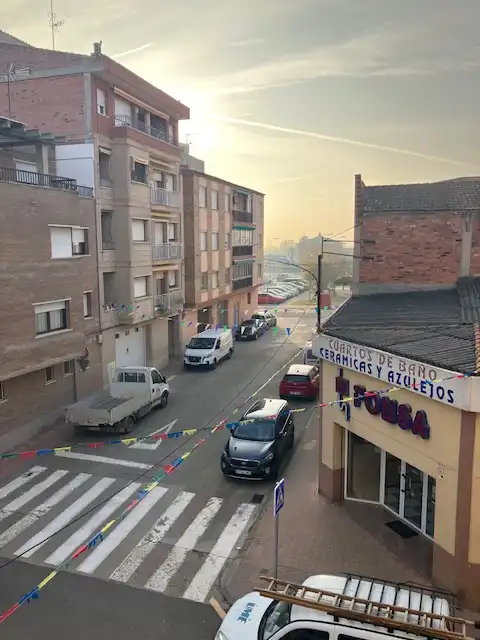 Vista exterior de Piso en venta en Fraga con Amueblado