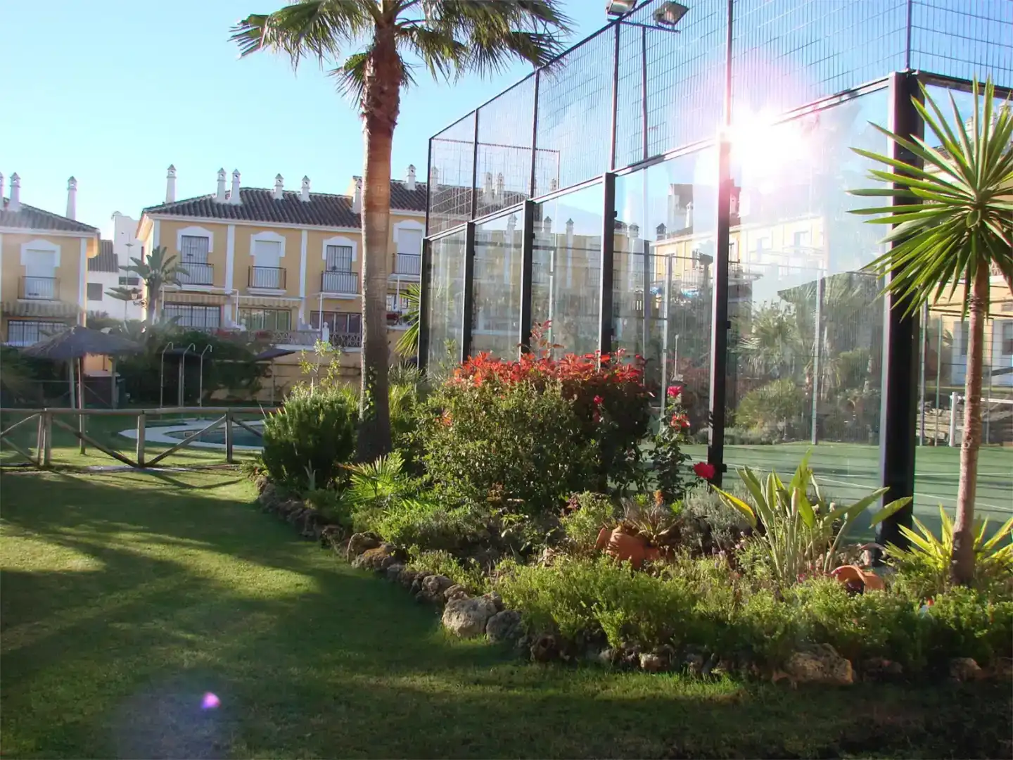 Jardí de Casa o xalet de lloguer en Islantilla amb Aire condicionat i Balcó