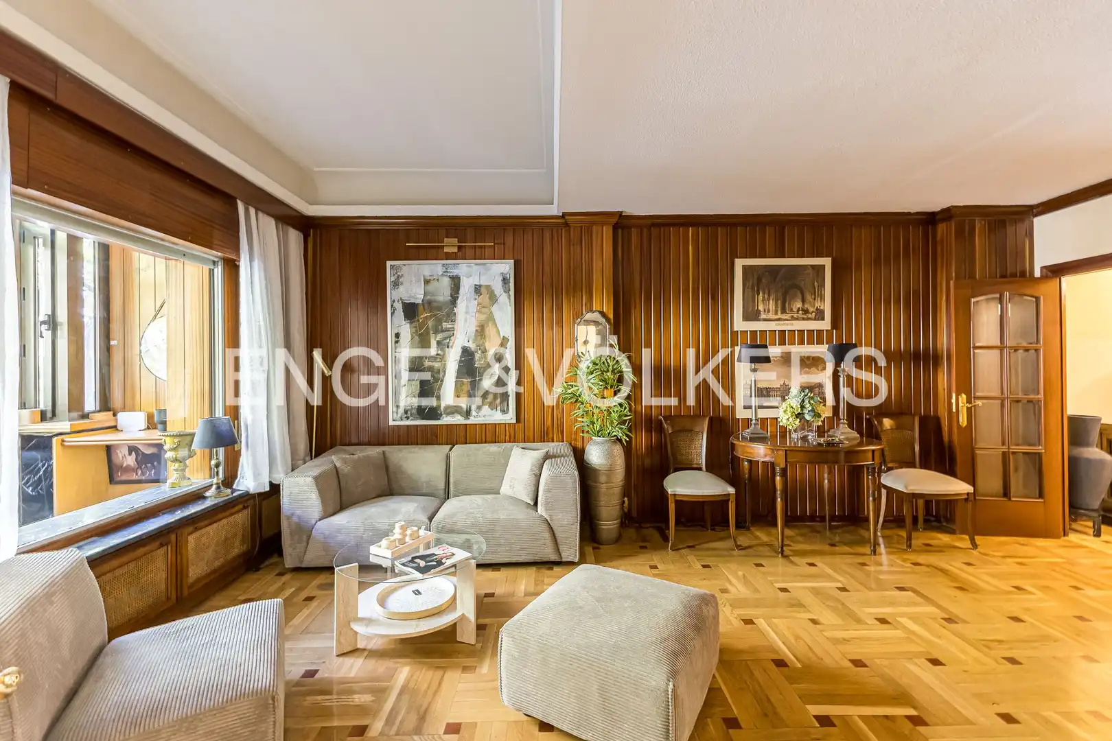 Sala d'estar de Pis de lloguer en Retiro