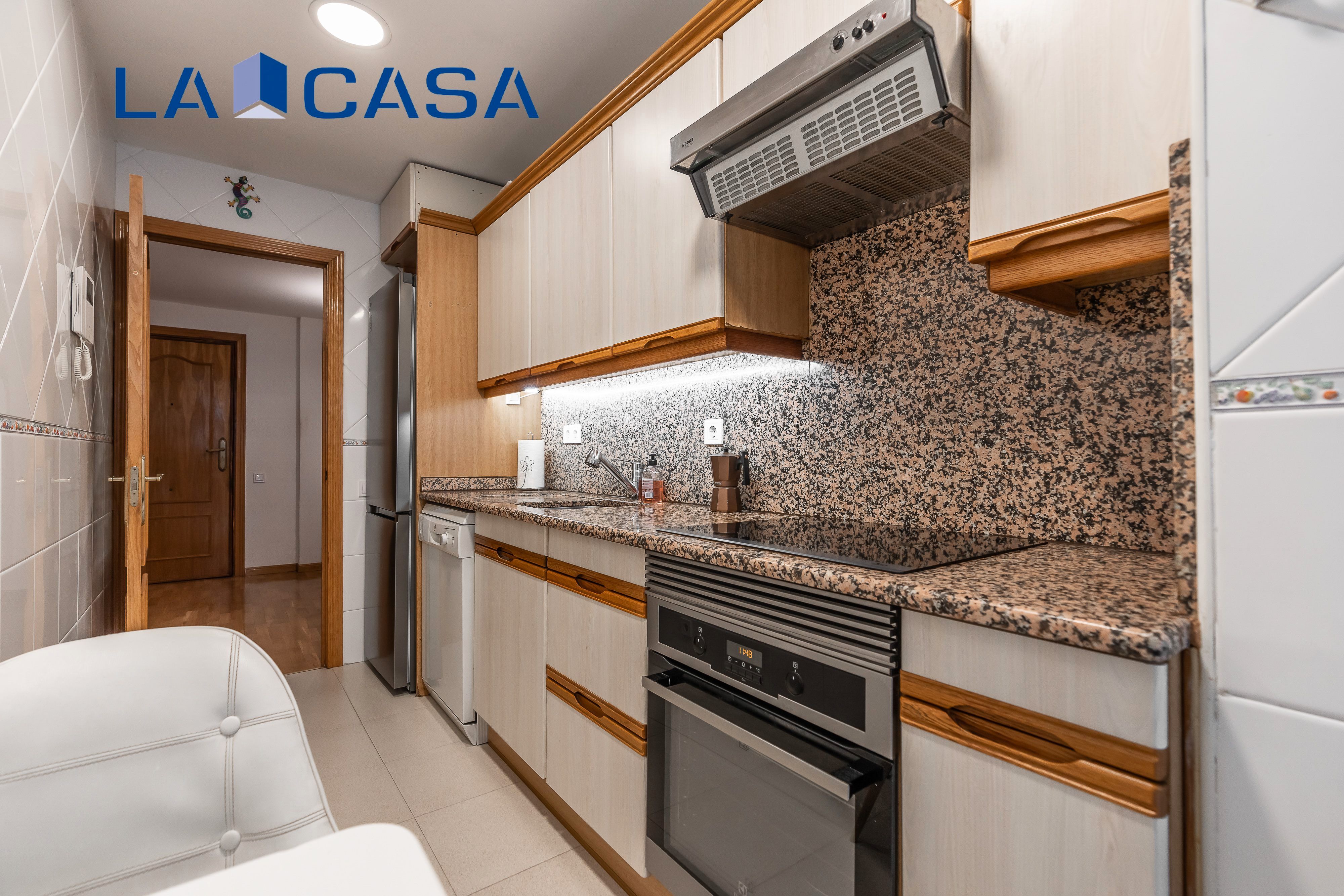 Kitchen of Flat for sale in  Madrid Capital  with Heating and Swimming Pool