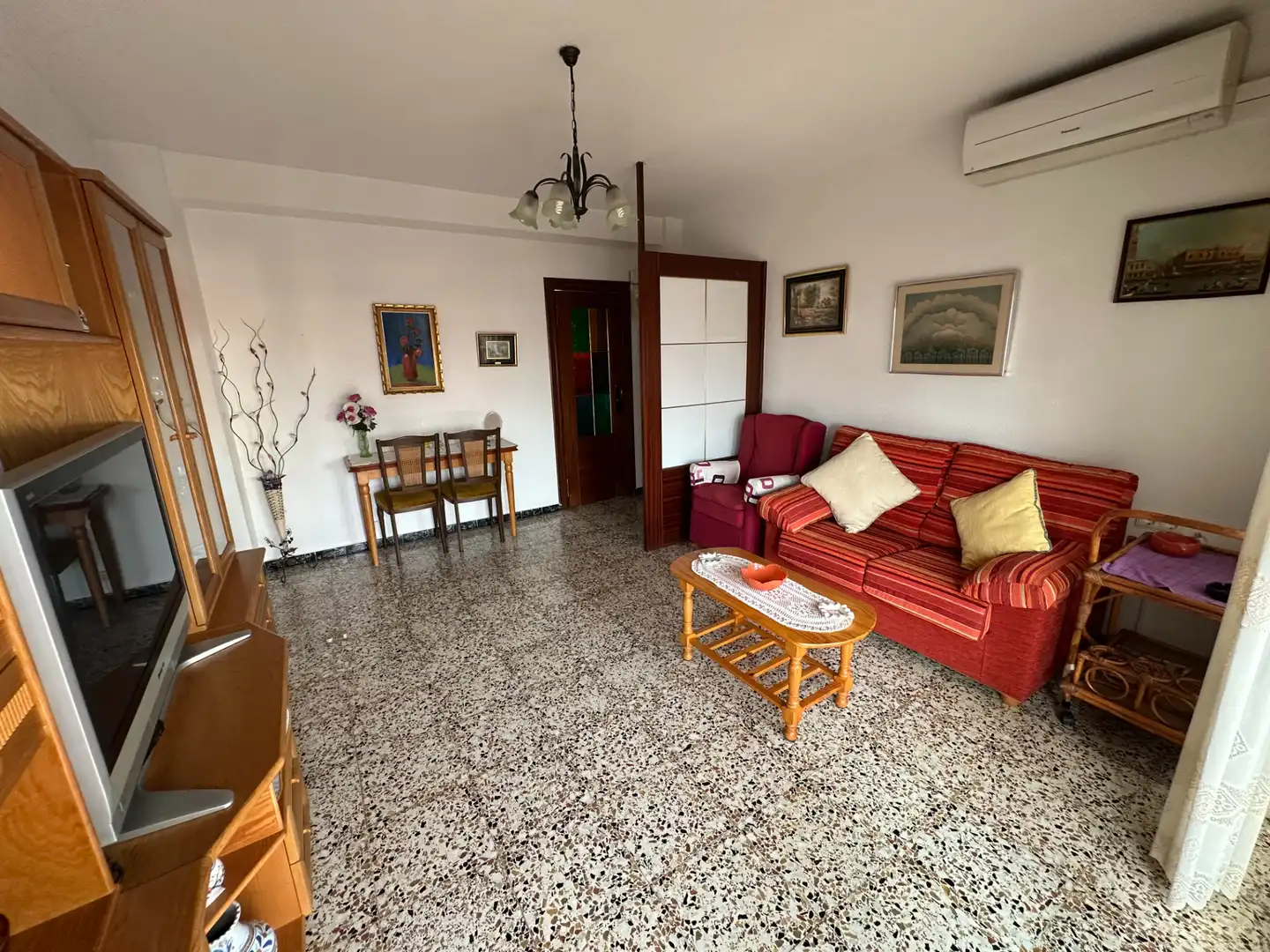 Sala de estar de Apartamento en venta en Guardamar del Segura con Aire acondicionado, Calefacción y Terraza