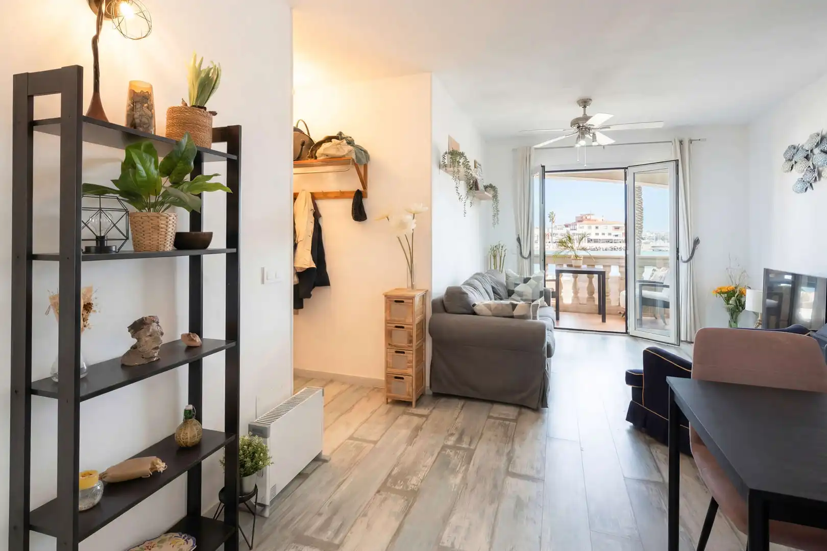 Sala de estar de Piso en venta en  Palma de Mallorca con Terraza, Amueblado y Balcón