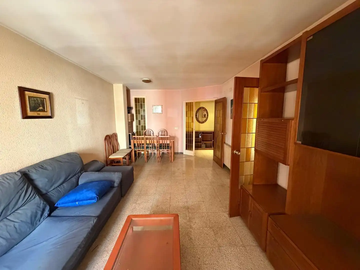 Sala de estar de Piso en venta en Salt con Calefacción, Terraza y Balcón