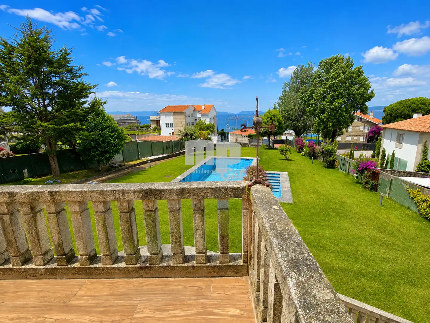 Swimming pool of Houses for sale in Vigo   with Heating, Private garden and Terrace