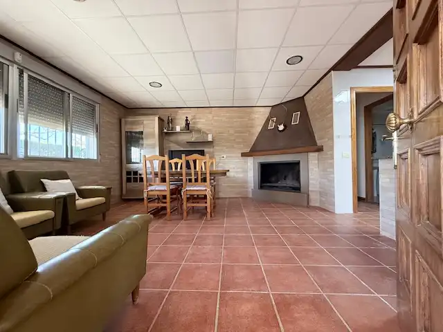 Sala d'estar de Finca rústica en venda en Cabanes amb Jardí privat, Terrassa i Piscina