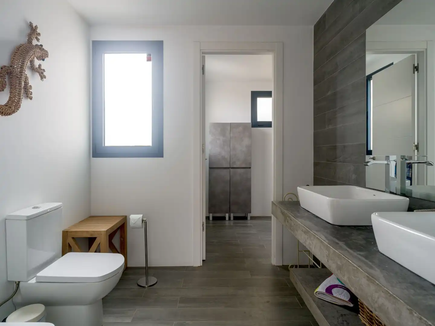 Baño de Casa o chalet en venta en La Oliva con Jardín privado, Terraza y Trastero