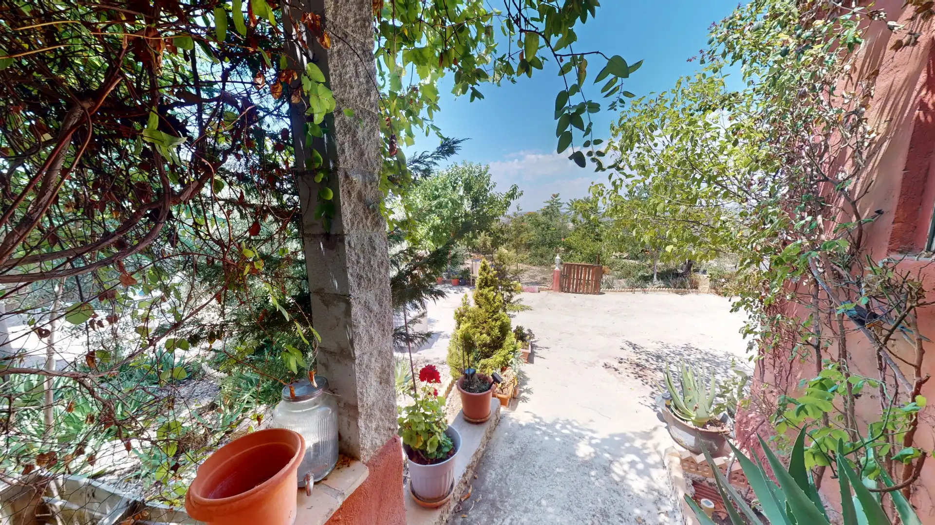 Jardí de Casa o xalet en venda en Biar amb Aire condicionat, Jardí privat i Piscina