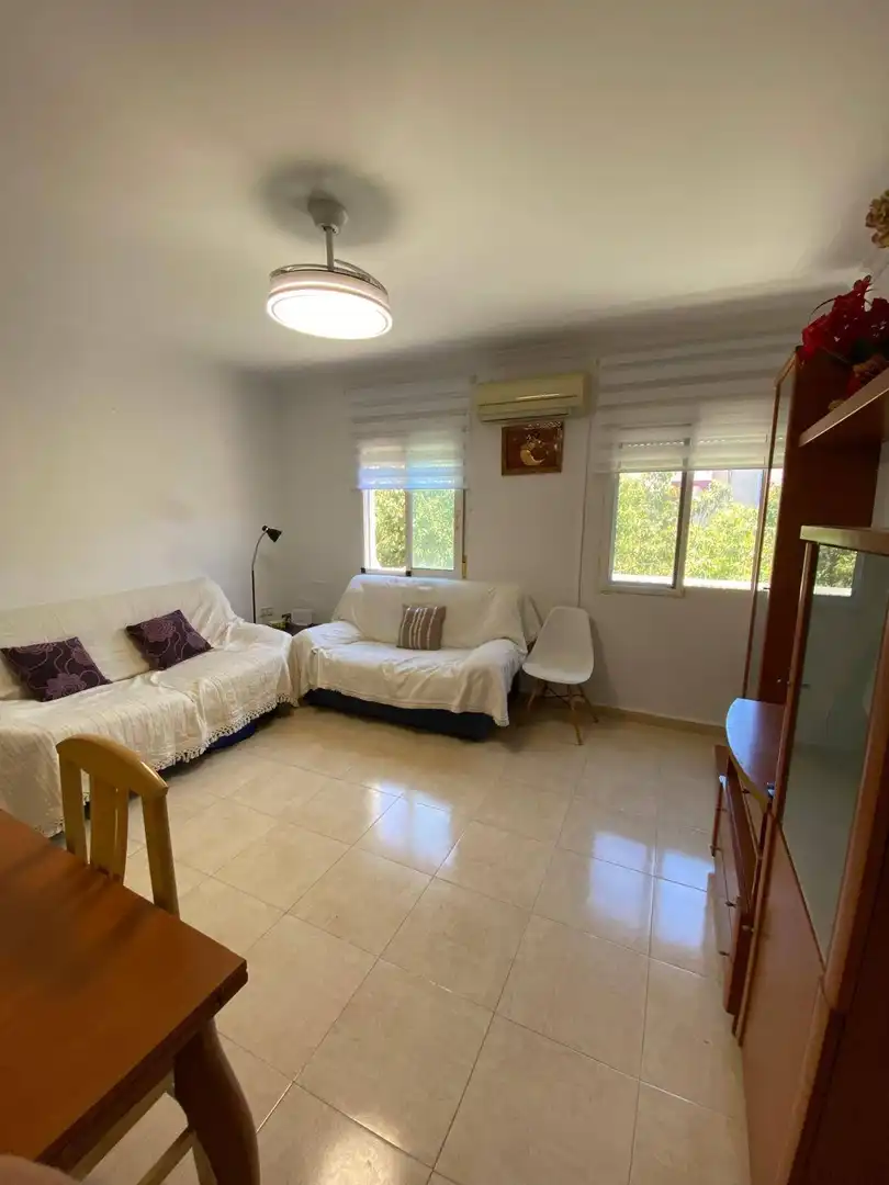Living room of Flat for rent in Cartagena  with Air Conditioner and Furnished