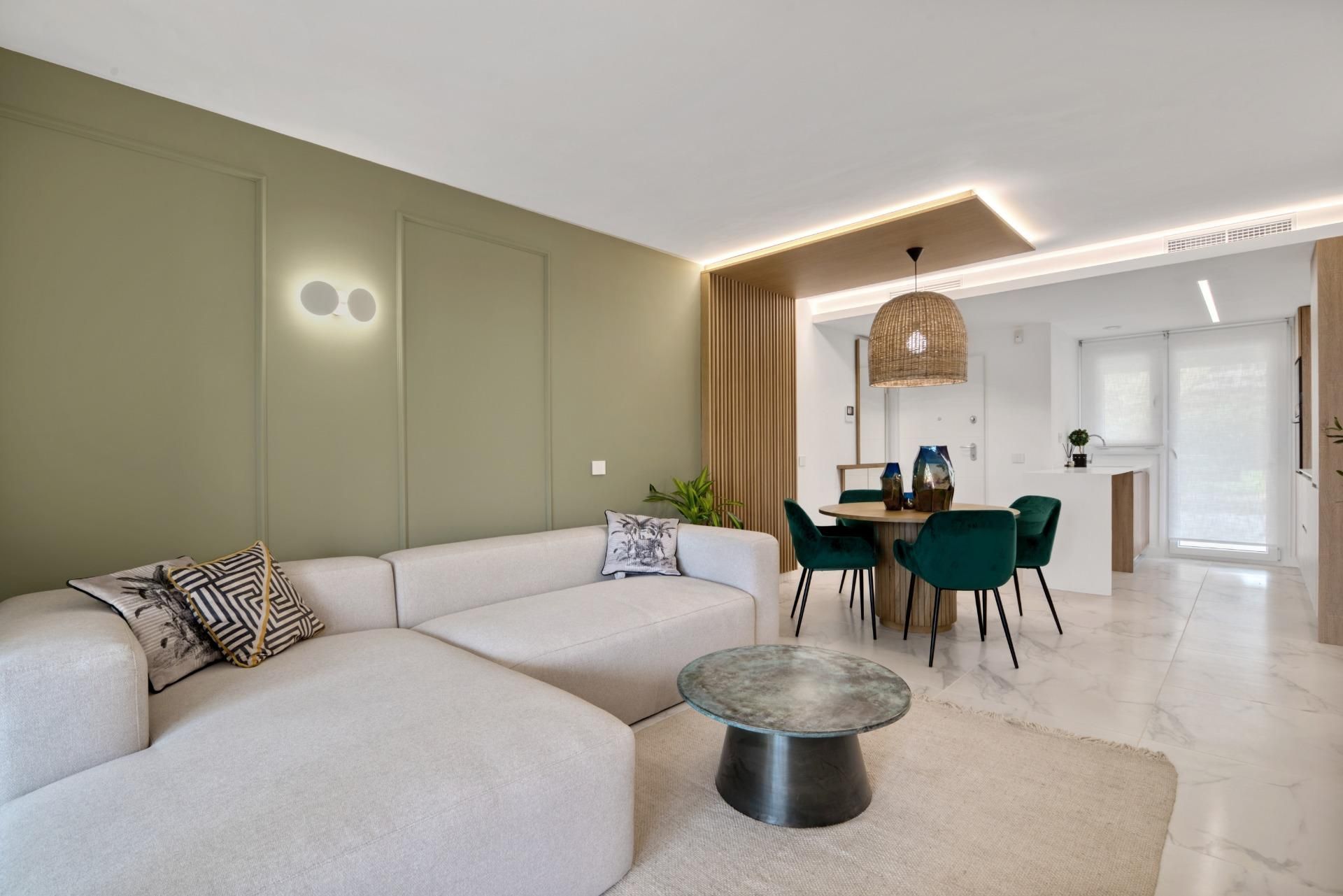 Living room of Flat for sale in Torrevieja  with Air Conditioner, Heating and Private garden