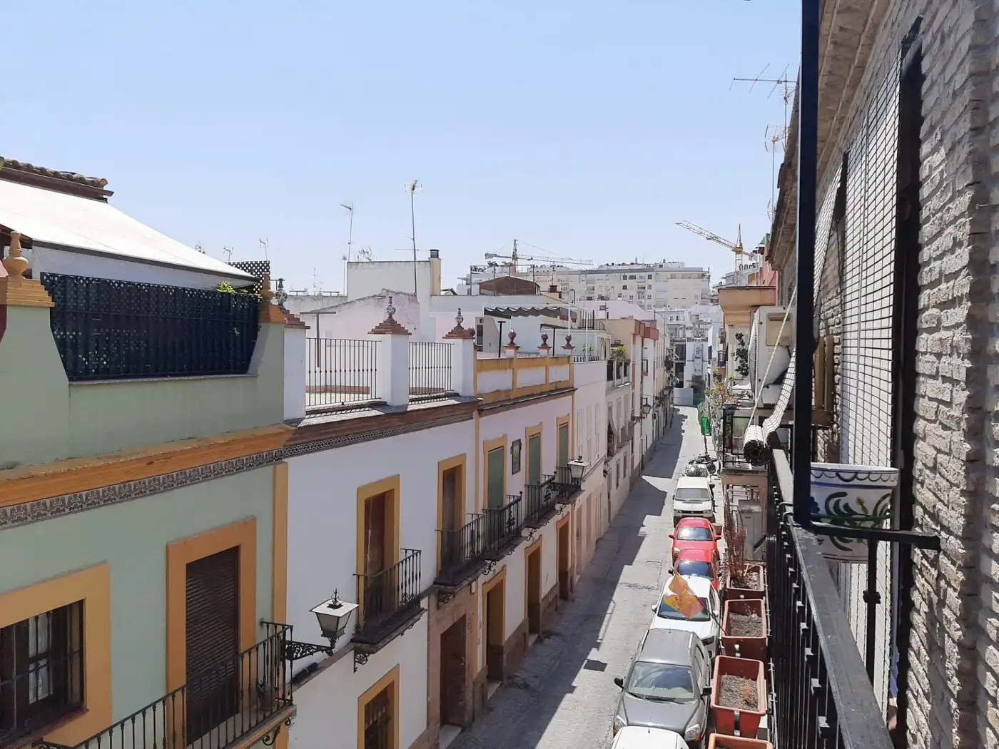 Vista exterior de Piso de alquiler en Sevilla con Aire acondicionado y Balcón