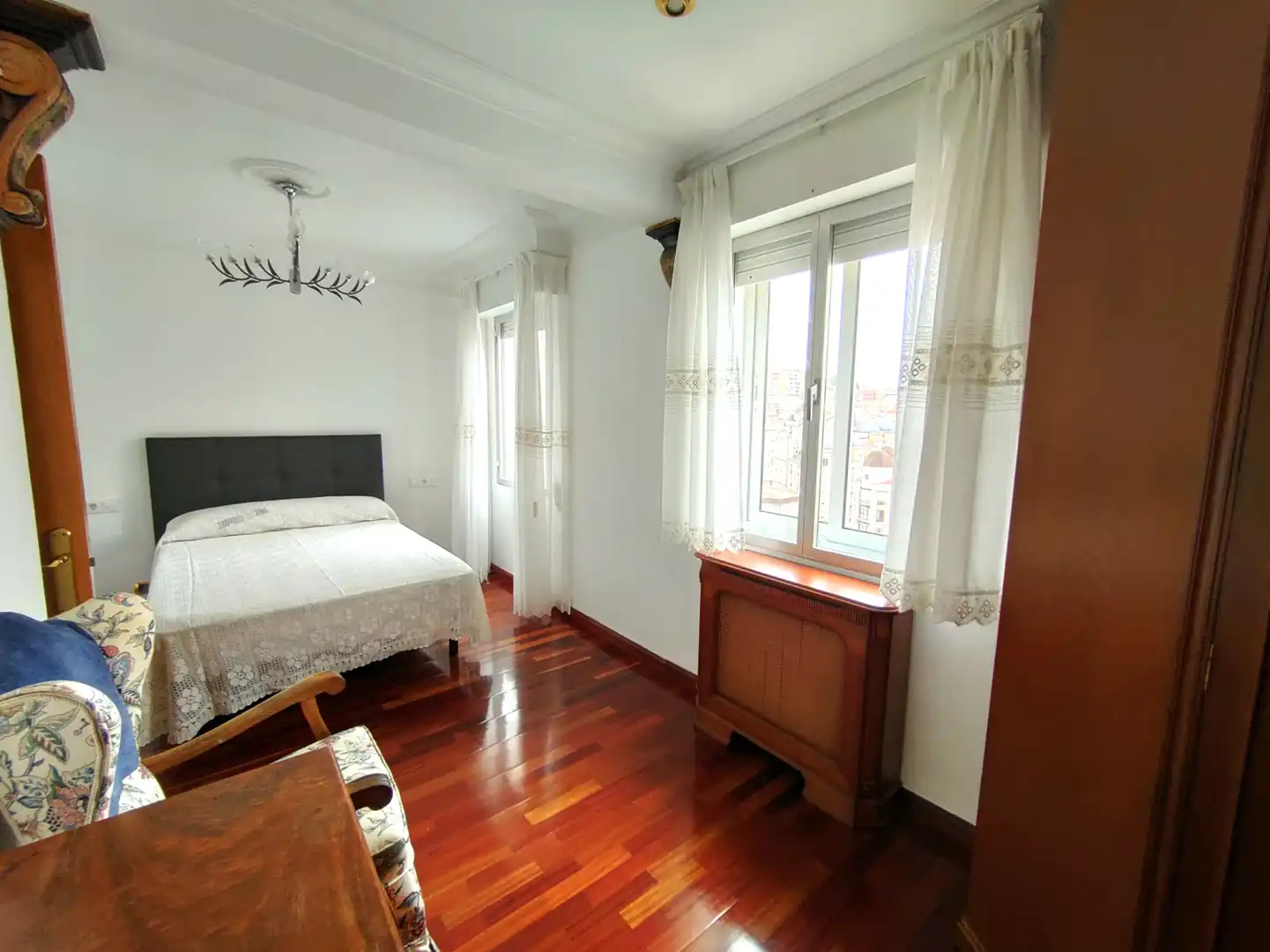 Bedroom of Flat for rent in Santander  with Heating and Parquet flooring