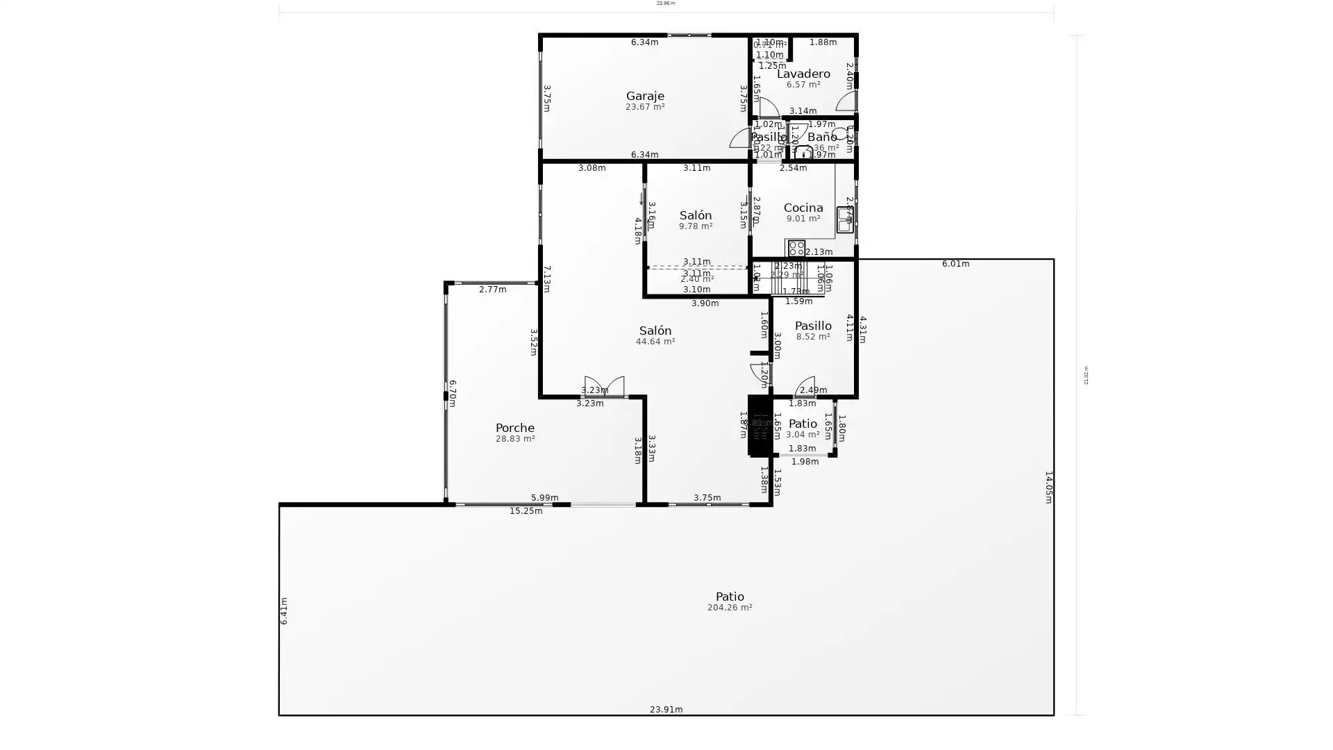 Chalet con jardín en venta en Urbasur, imagen 55