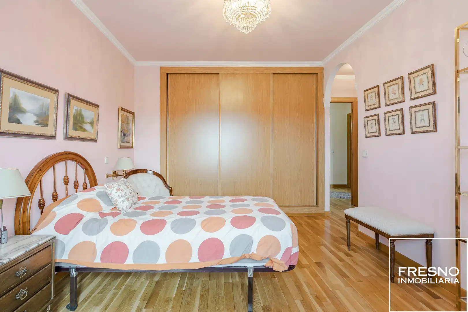 Bedroom of Detached homes for sale in Cobeña  with Air Conditioner, Heating and Private garden