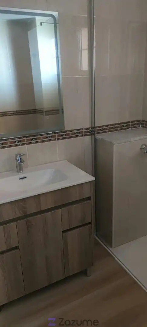 Bathroom of Flat for rent in Roquetas de Mar  with Air Conditioner, Heating and Terrace