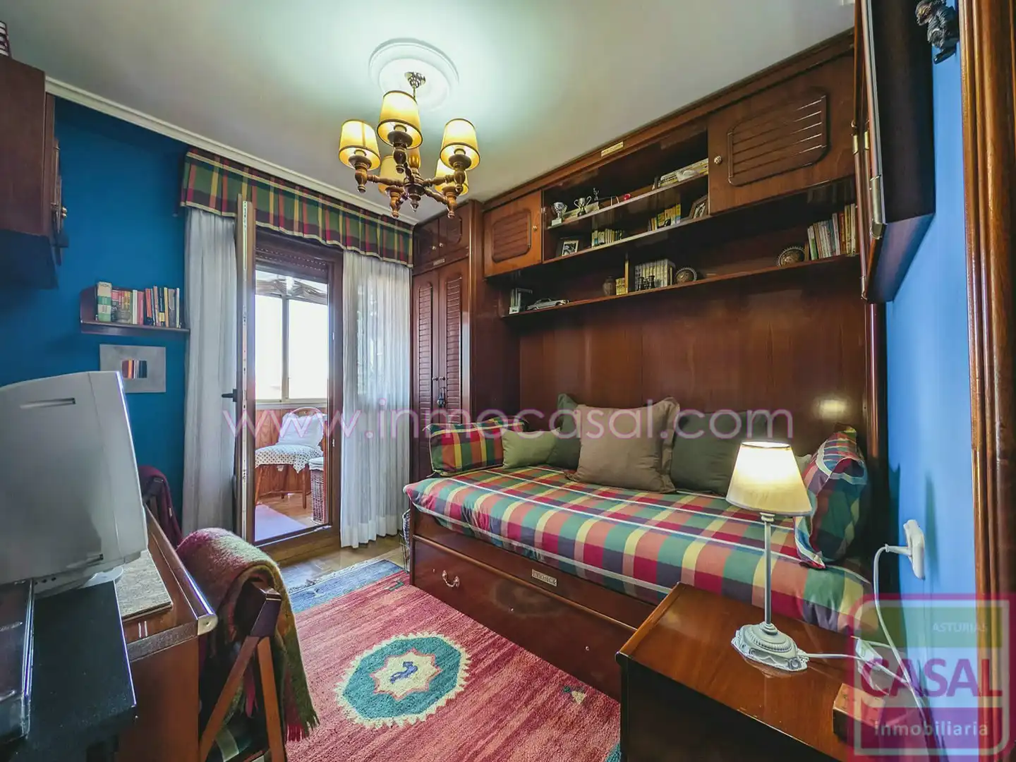 Bedroom of Flat for rent in Avilés  with Heating, Terrace and Storage room