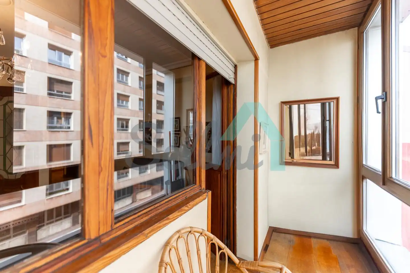 Terrasse von Wohnung zur Miete in Gijón  mit Heizung, Parkett und Terrasse