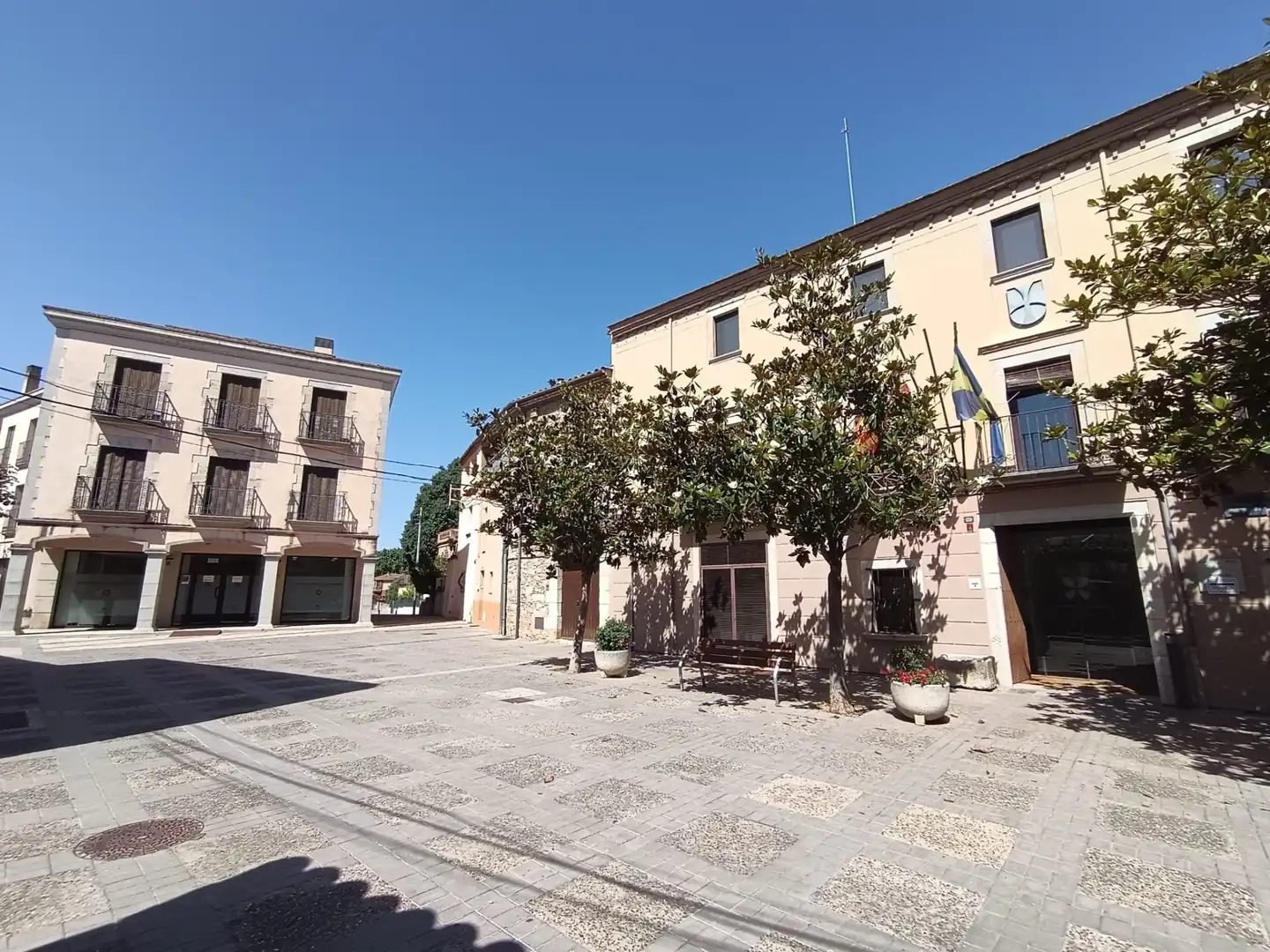 Vista exterior de Casa adosada en venta en Vilablareix con Calefacción, Terraza y Balcón