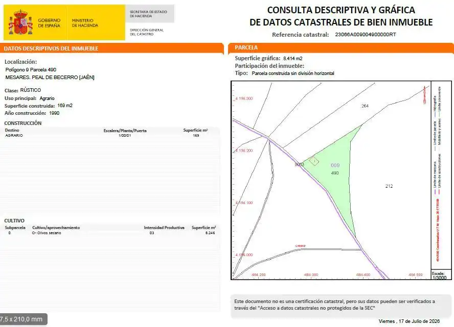 Terreni e lotti in vendita a Peal de Becerro, imagen 3