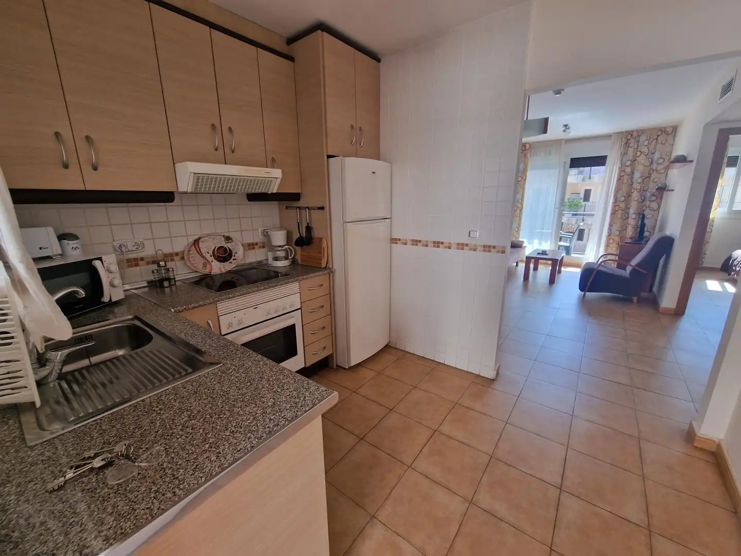 Cocina de Apartamento en venta en Águilas con Aire acondicionado, Jardín privado y Terraza
