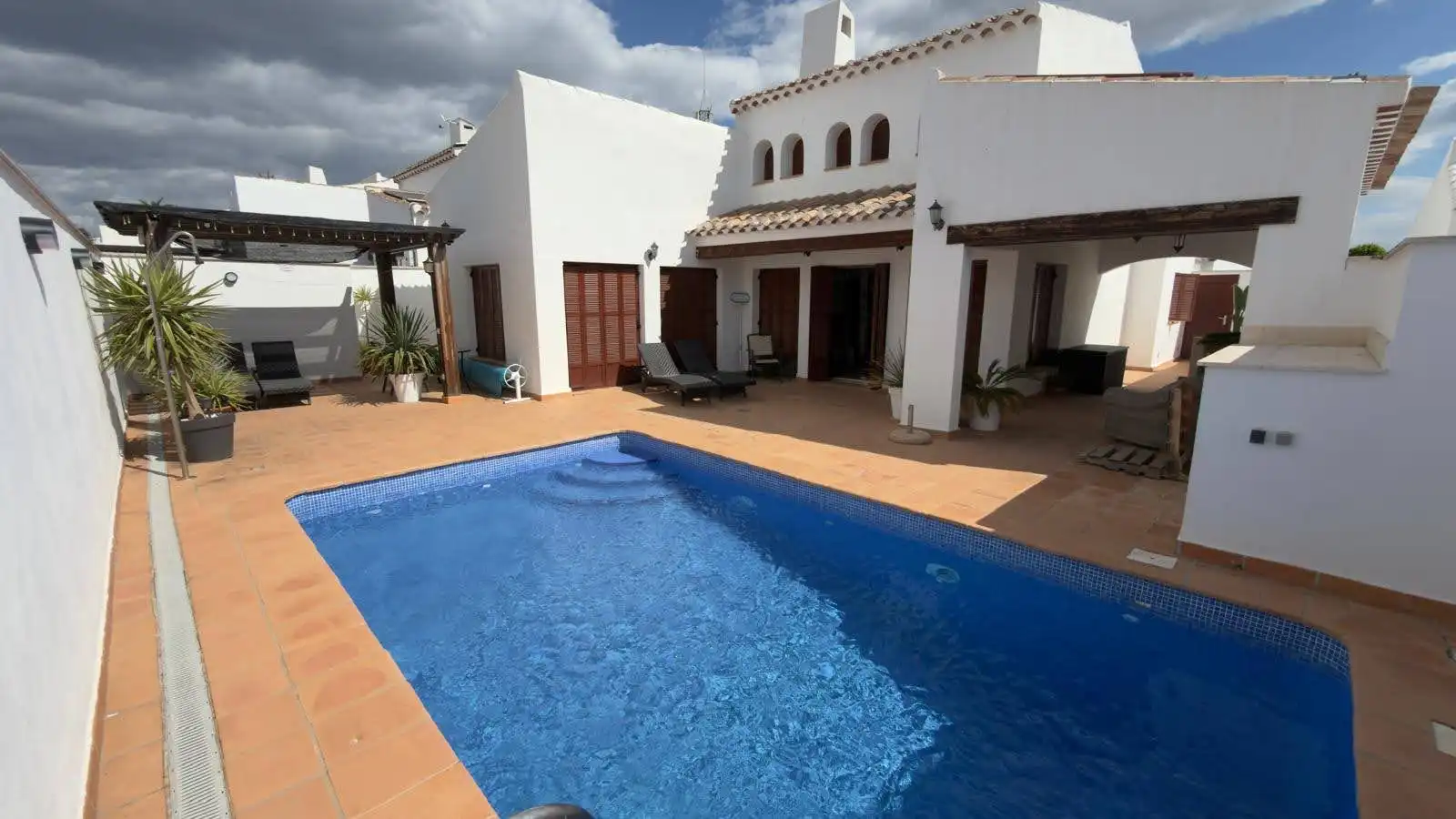 Piscina de Casa o chalet de alquiler en Murcia con Piscina y Amueblado