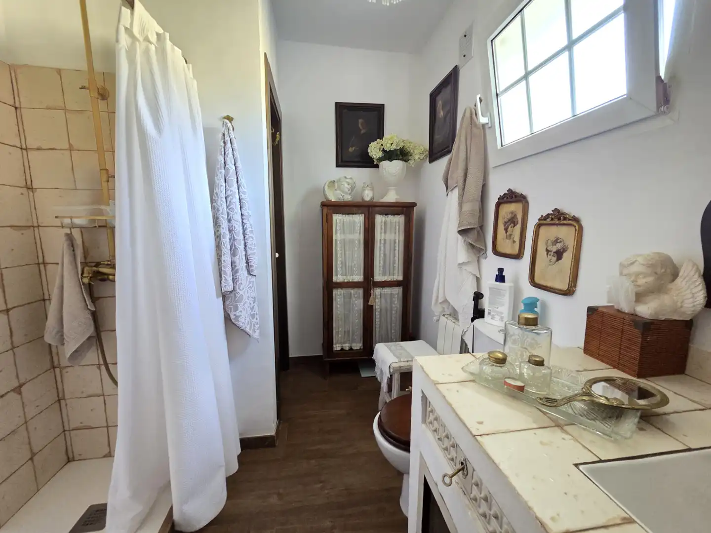 Baño de Casa o chalet en venta en Santa María de la Alameda con Calefacción, Jardín privado y Amueblado
