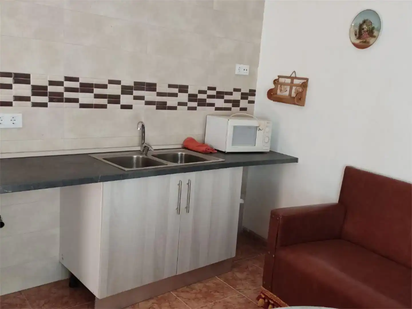 Cocina de Planta baja en venta en Cañada de Calatrava con Trastero y Amueblado