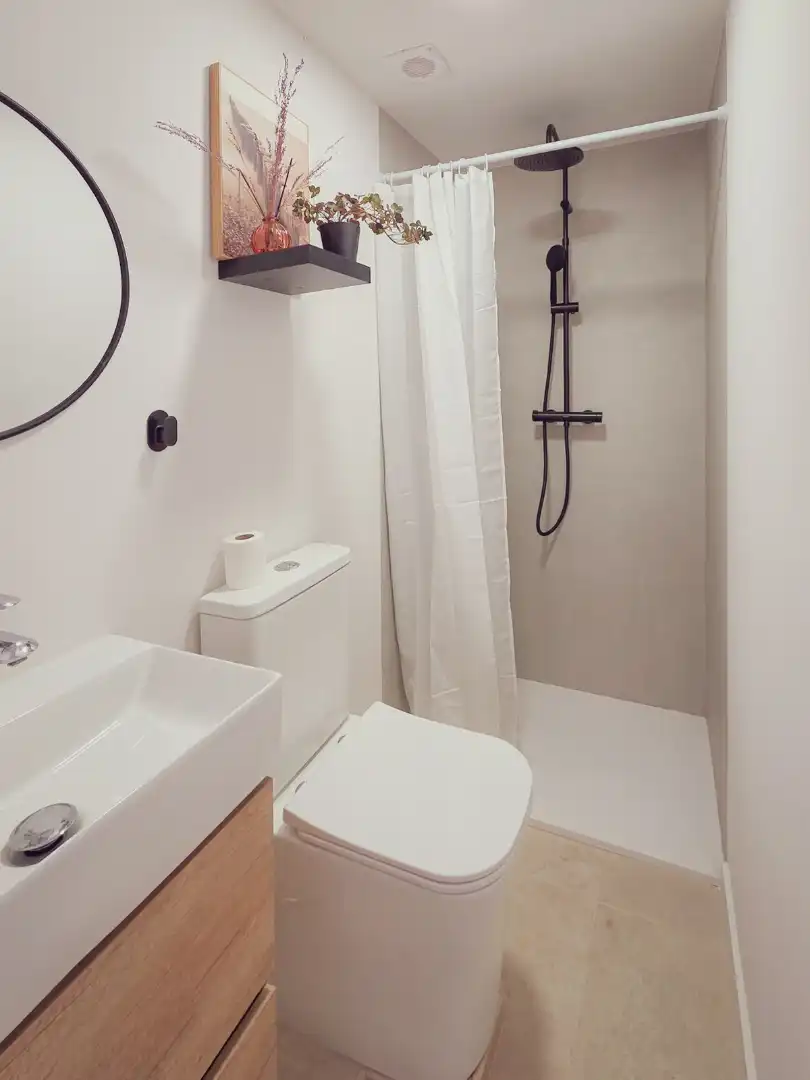 Bathroom of Flat for sale in Xeresa  with Air Conditioner, Heating and Storage room