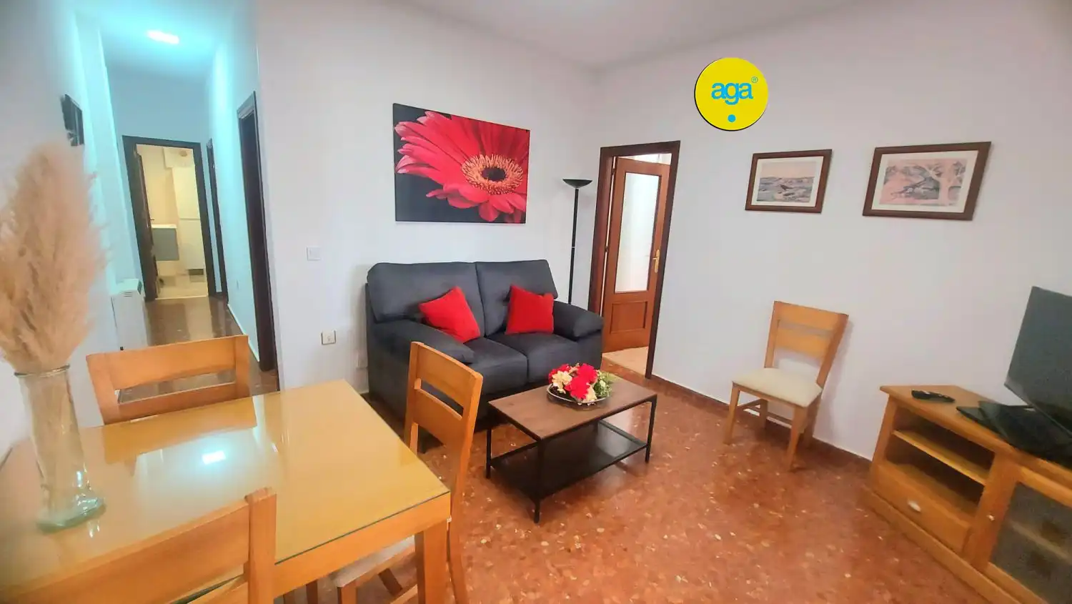 Sala de estar de Piso de alquiler en Jaén con Amueblado