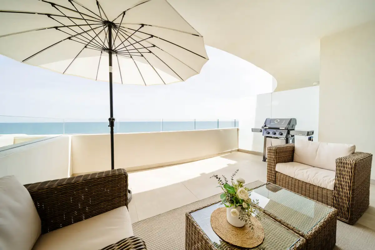 Terrace of Apartments for sale in Mijas  with Air Conditioner, Terrace and Furnished