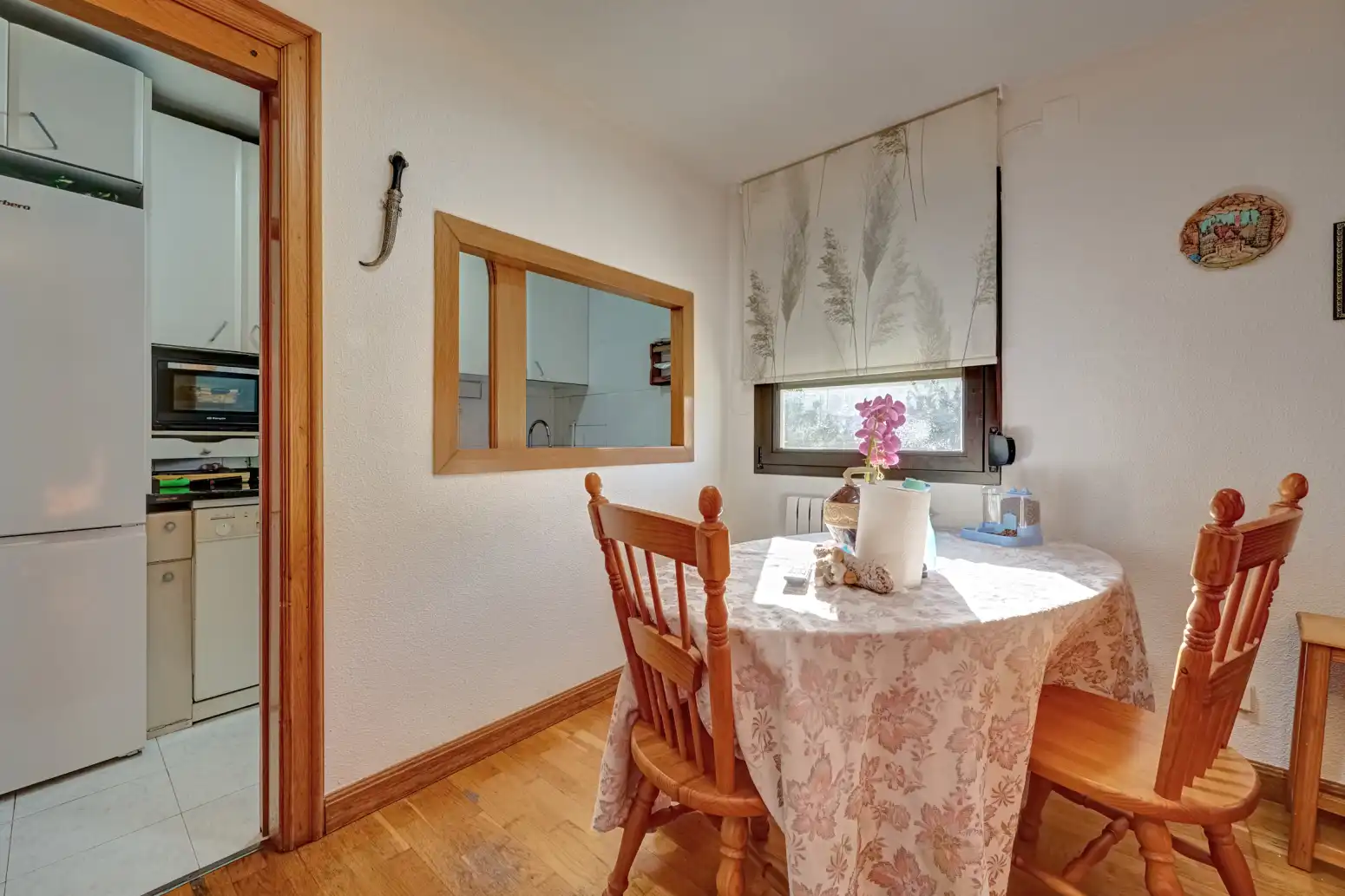 Esszimmer von Wohnung zum Verkauf in  Pamplona / Iruña mit Parkett, Terrasse und Abstellraum