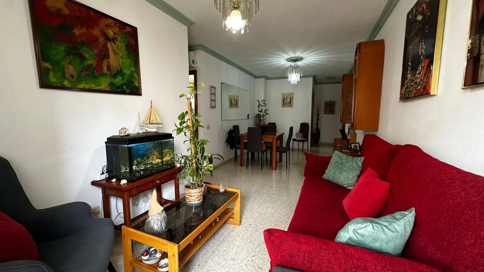 Sala d'estar de Apartament en venda en San Fernando