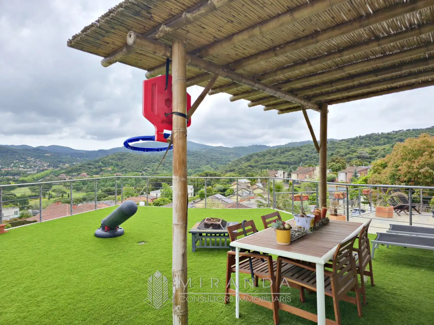 Terraza de Casa o chalet en venta en Vallromanes con Aire acondicionado, Calefacción y Jardín privado