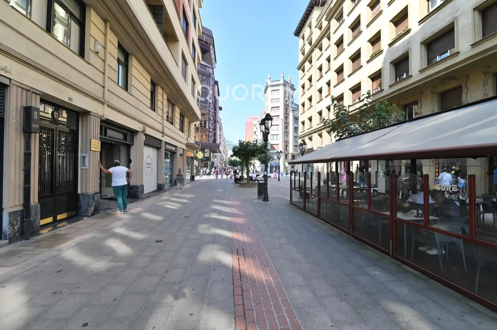 Außenansicht von Wohnung zur Miete in Bilbao  mit Klimaanlage, Heizung und Terrasse