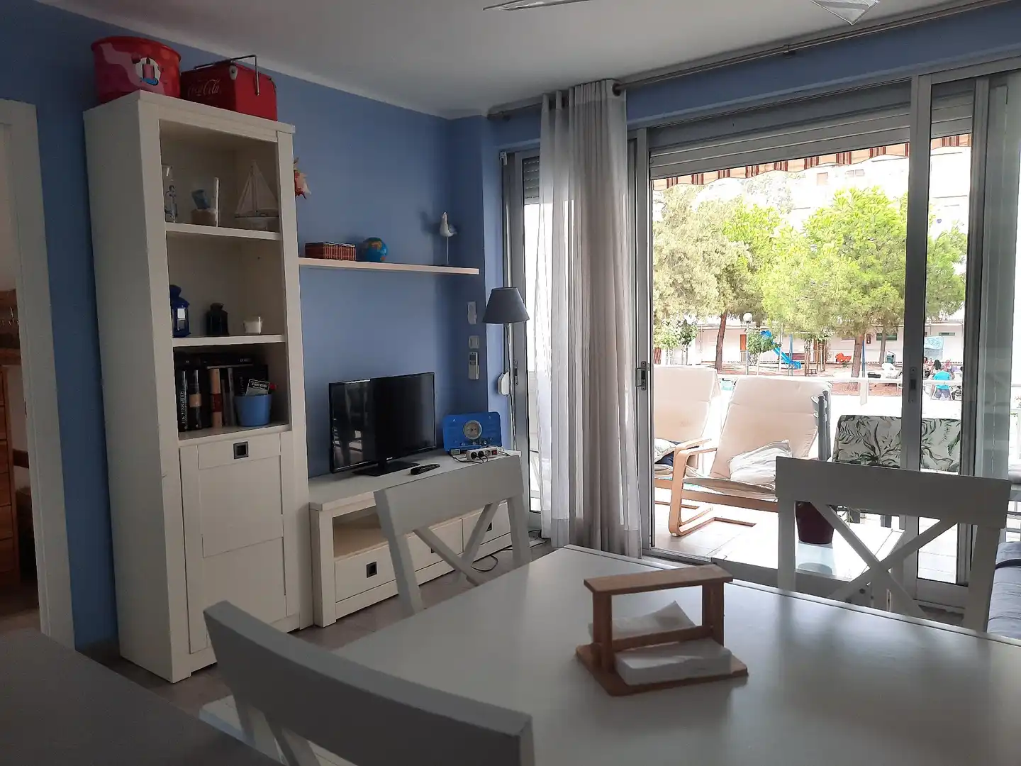 Sala de estar de Apartamento de alquiler en Salou con Calefacción, Terraza y Piscina